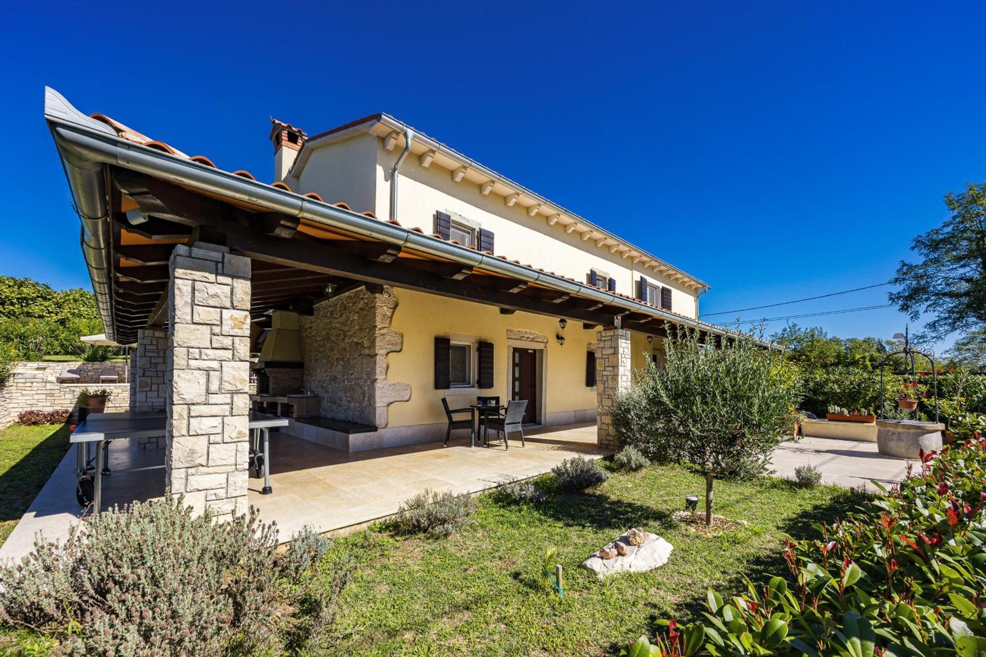 Charming Villa Antoana For Families And Kids In Labin - Rabac With Children Playground & Private Pool Eksteriør billede