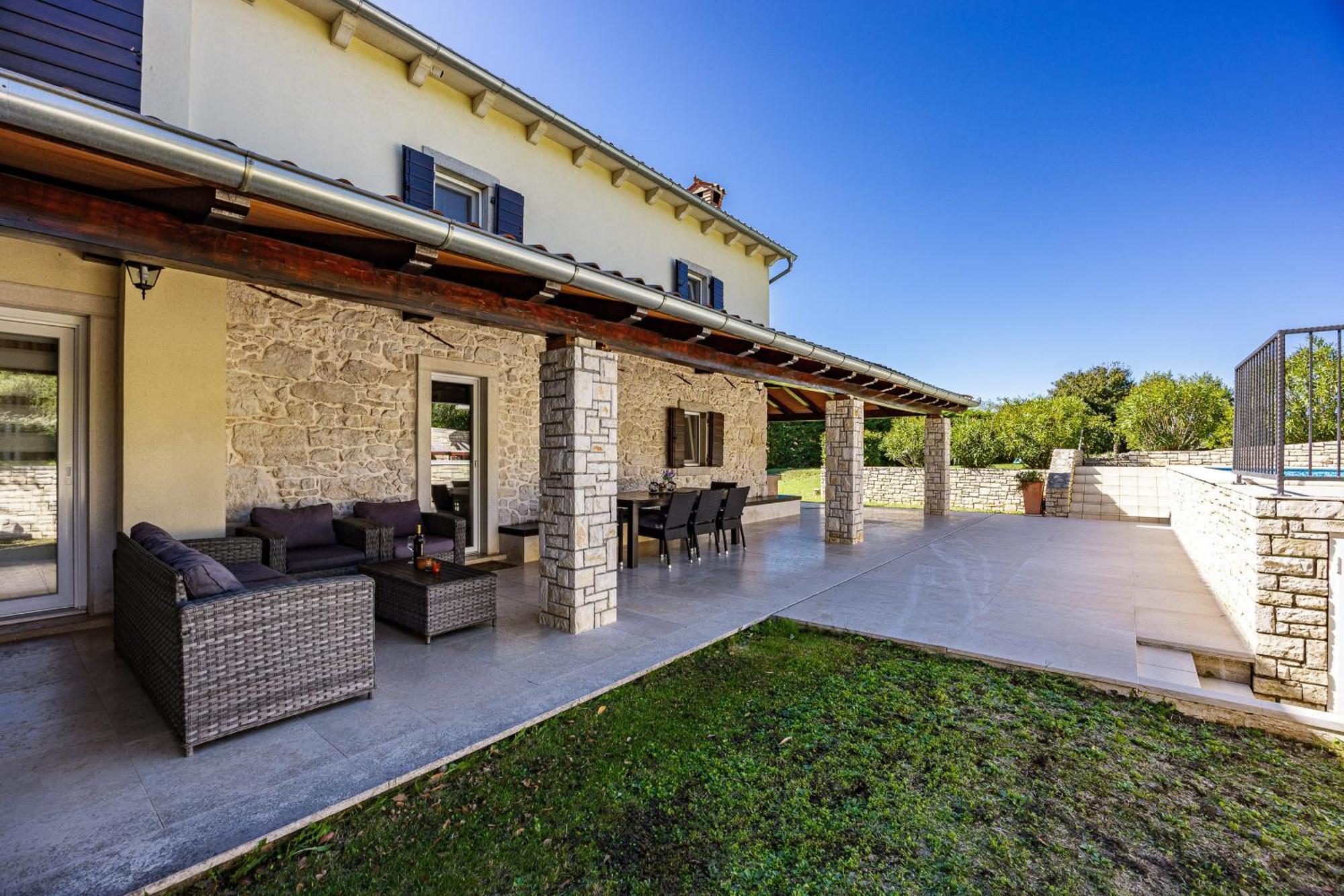 Charming Villa Antoana For Families And Kids In Labin - Rabac With Children Playground & Private Pool Eksteriør billede
