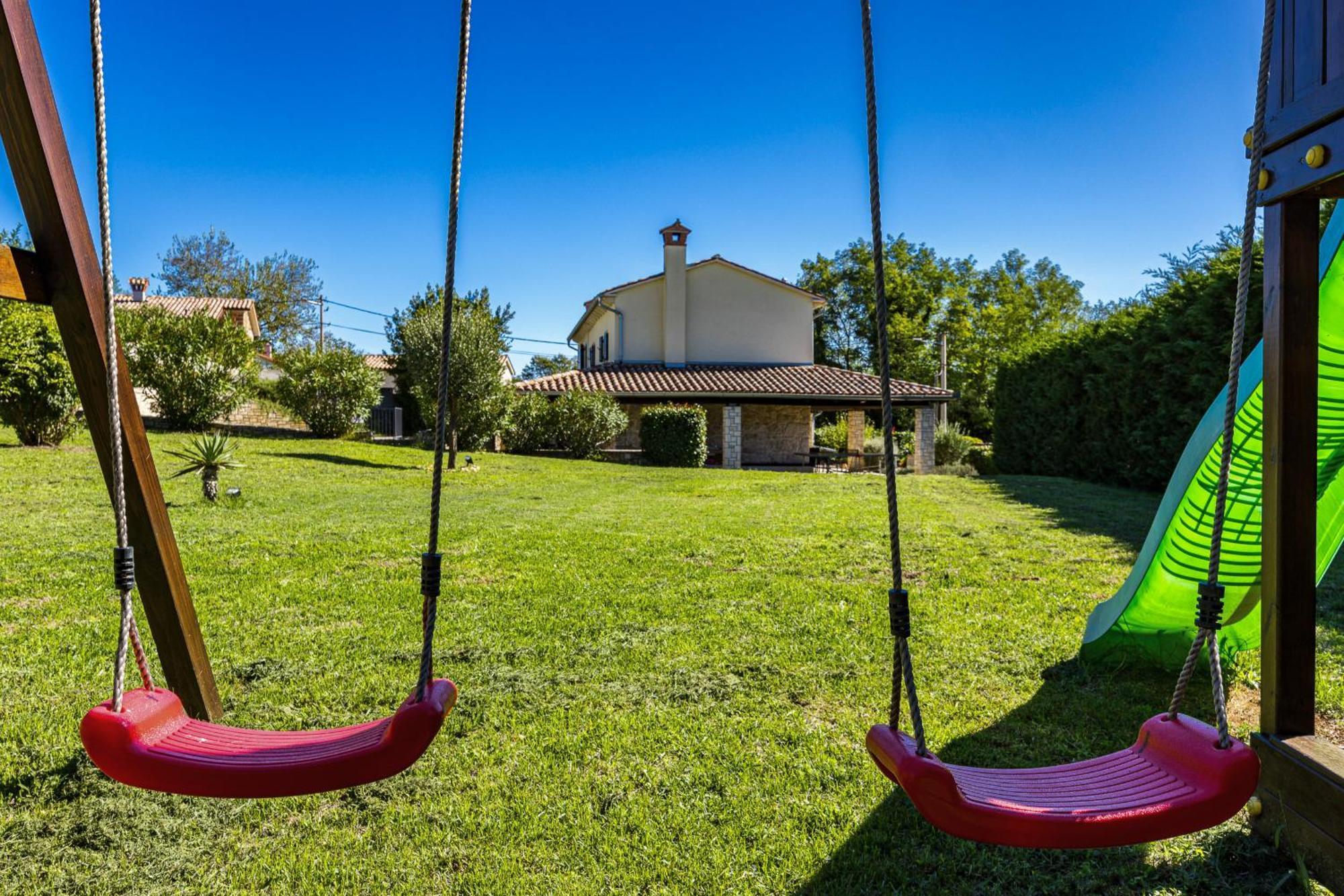 Charming Villa Antoana For Families And Kids In Labin - Rabac With Children Playground & Private Pool Eksteriør billede