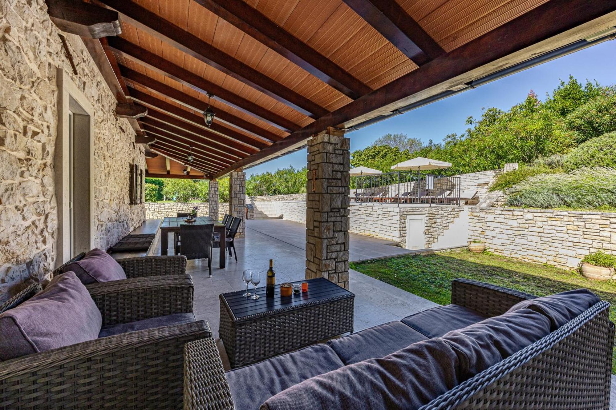 Charming Villa Antoana For Families And Kids In Labin - Rabac With Children Playground & Private Pool Eksteriør billede