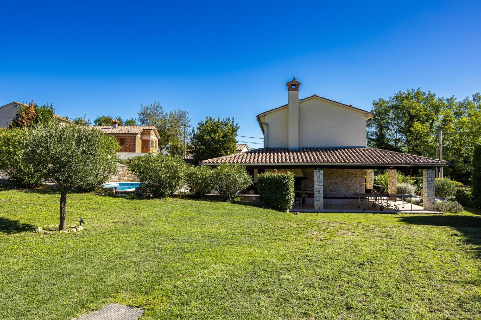 Charming Villa Antoana For Families And Kids In Labin - Rabac With Children Playground & Private Pool Eksteriør billede